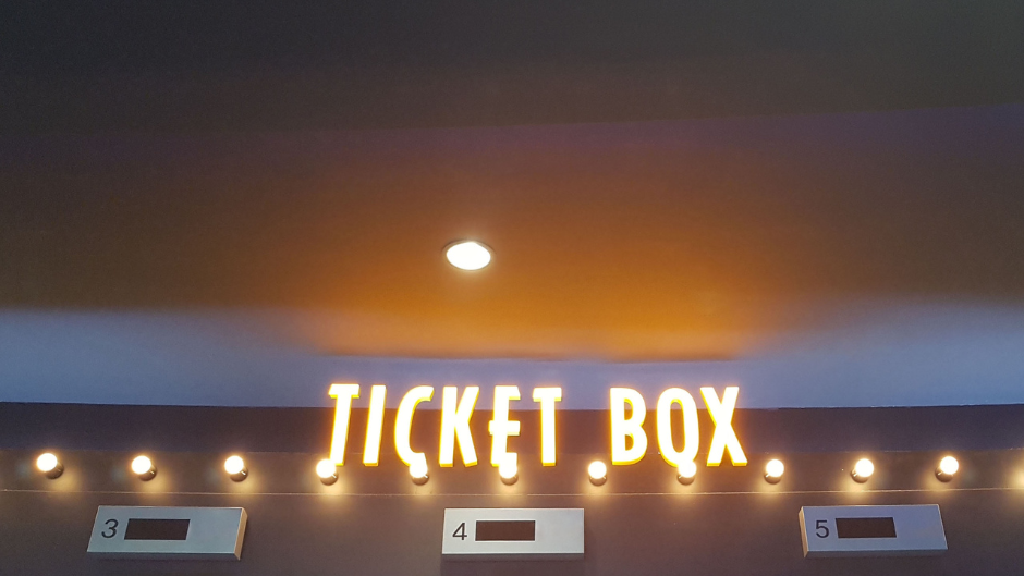 Ticket Box at a Cinema